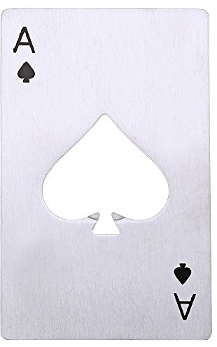 TRIXES Pik-Ass Flaschenöffner aus Metall