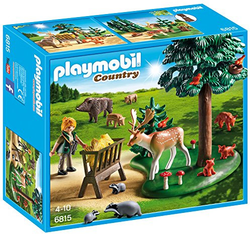 PLAYMOBIL 6815 Waldlichtung mit Tierfütterung