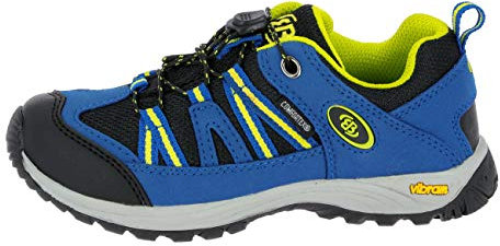 Brütting Unisex Kinder Ohio Low Trekking-& Wanderhalbschuhe, Blau Schwarz Lemon, 39 EU