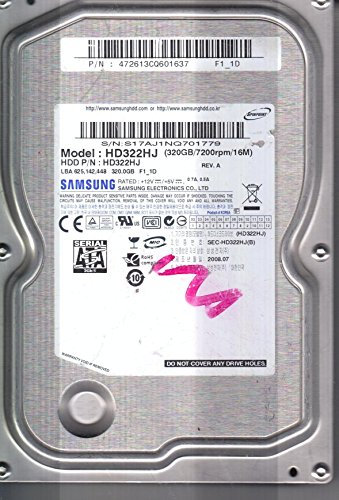 Samsung F1 interne Festplatte 8,9 cm (3,5 Zoll) 320GB s-ATA 7200rpm 16MB Cache