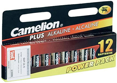 Camelion 6 LR Mignon AA Plus-Batterie alcaline AA 9 V, confezione da 12 pezzi