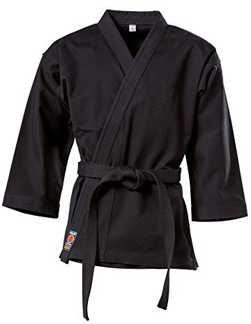 KWON Karate Jacke Traditional, 8Oz, Schwarz Kwon 120 cm