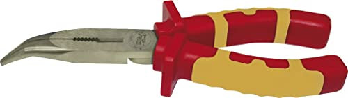 Egamaster - Alicates telefono boca curvo/ado 200mm titanio