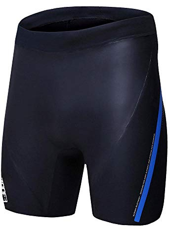 ZONE3 Unisex-Adult ZONE3-Neoprene Neoprene Buoyancy Swimsuit, Schwarz-Rot, XXL
