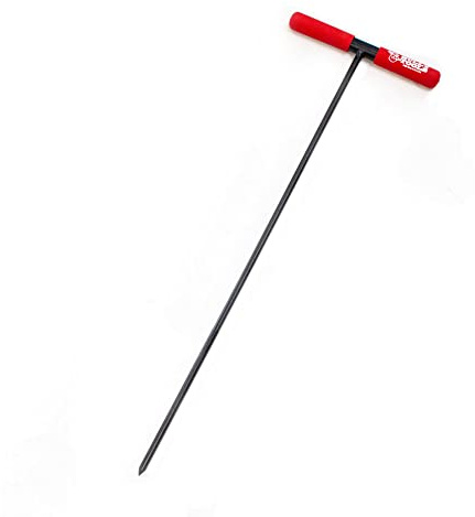 Bully Tools Soil Probe Rod - 36-inch Steel with T-Style Handle, Durable Soil Sampling Tool, Septic Tank Locator, Underground Utility Locator, Soil Core Sampling Tool, Outdoor Use - 100% Made in USA