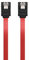 Ewent EC1512 - Kabel SATA III, Geschwindigkeit 6 GBits mit Clips aus Metall, SATA L-Type SATA L-Typ - SATA L-Typ 70 cm rot
