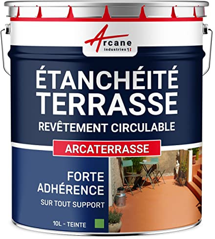 Pintura impermeabilizante para terraza - Revestimiento exterior a base de resina: ARCADECK - Verde Provenza - ARCANE INDUSTRIES