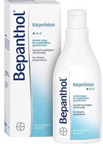 Bepanthol Körperlotion: Leichte Lotion für empfindliche, gereizte Haut, 200 ml