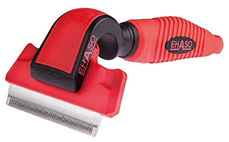 EHASO Langlebige Hunde & Katzen Unterfellbürste für langhaar & kurzhaar Tiere Mulit Rake - Trimmbürste/Unterwollkamm 50mm - Hundekamm für Jede Art von Fell direkt