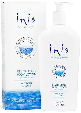 Inis the Energy of the Sea Revitalizing Body Lotion for Women and Men - Body Moisturizer with Vitamin E & Shea Butter - 16.9 Fl Oz