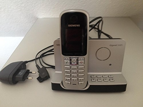 Siemens Gigaset S685 schnurloses DECT-Telefon mit Anrufbeantworter, beleuchtetem Farbdisplay und Bluetooth titanium