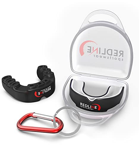 Sports Mouth Guard for Boxing, Football, MMA, Wrestling, Muay Thai, Hockey & Lacrosse Custom Fit Mouthguard for Men, Women, Kids & Youth Case Included, Comfortable, BPA Free, Braces Compatible