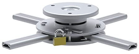 KIMEX - Support pour projecteur - Montage au plafond - Fonction rotative/inclinable - Hauteur 6 cm - 052-1000