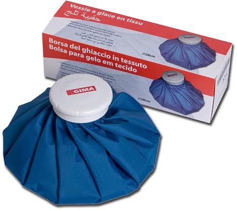 GIMA - Sac à glace, diamètre 28 cm, avec grand bouchon, bleu clair, 28605