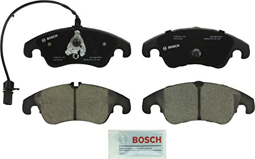 Bosch Automotive BC1322 QuietCast Premium Ceramic Disc Brake Pad Set For Select Audi A4, A4 Quattro, A5, A5 Quattro, A6, A6 Quattro, A7 Quattro, Allroad, Q5, S4, S5; Mercedes-Benz E300; Front