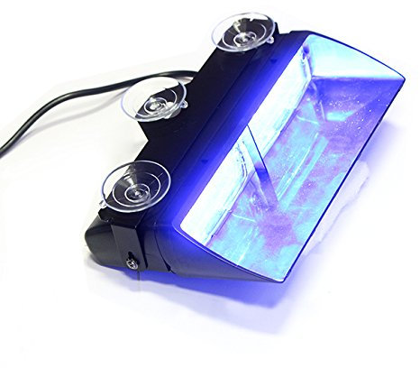 GutReise Blu 16W 16LED Auto Camion Emergenza Strobe Flash Polizia Spia Cena Luminosa (Blu)