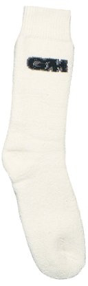 GM | Cricket Socks | Premier Sports Fabric Mix | Cream with GM | Logo | One Size Adult 6-13 | One Pair | Gunn & Moore