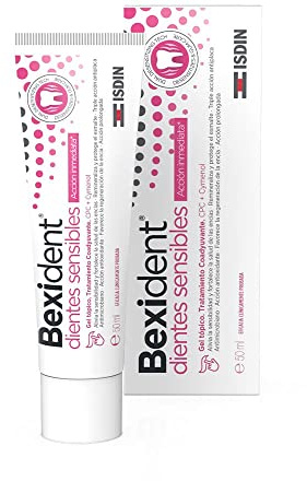 Isdin Bexident Dents Sensibles Gel Topique Solution Rapide et Longue pour l'Hypersensibilité Dentaire 1 x 50 ml