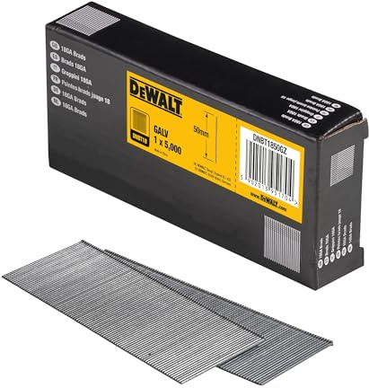 DeWalt DNBT1850GZ - Brad Tips 18GA, 50 mm.GALV 1x5000,50 units