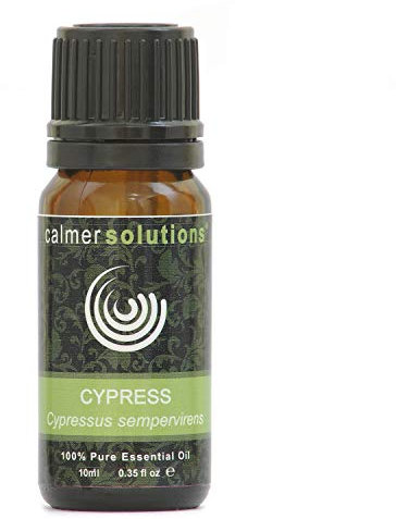 Calmer Solutions Cypress Essential Oil 10ml – 100% Pure & Natural – Fresh Woody Aromatherapy Oil for Calm, Balance & Focus – Ideal for Diffusers, Massage, Skincare & DIY Remedies