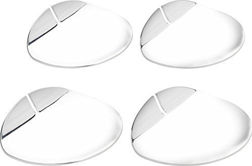 Zilverstad B24:B1288981230 Messerbank Curl, 4-er Set 10 x 2,5 cm, versilbert