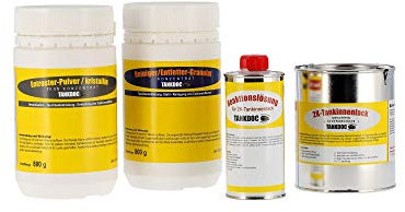 Tankdoc Set: Tankversiegelung für Tanks bis 20 Liter, 4-teilig