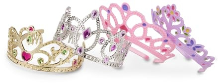 Melissa & Doug 4 Diademi per Mascherarsi, Costumi per Bambino o Bambina di Halloween o Carnevale, Gioco di finzione e di ruolo, 3-6 Anni