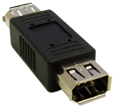 CableWholesale Firewire Coupler/Gender Changer, IEEE-1394a, 6 Pin Female / 6 Pin Female