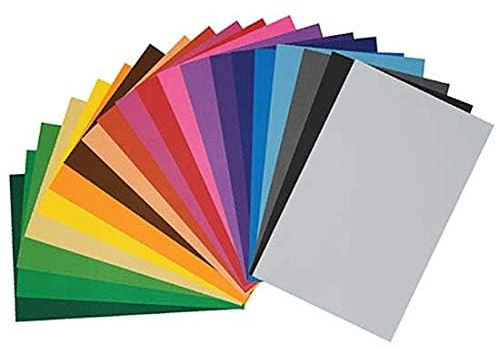 INNSPIRO Set 20 láminas goma EVA surtido colores adhesivas 20x30cm.x2mm. Material muy utilizado para manualidades y decoración