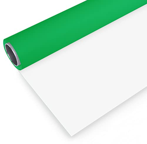 Bresser f001410 Vinyle Fond Rouleau (2 x 3 m) Vert/Blanc