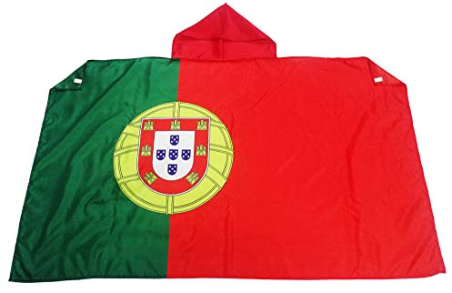 AZ FLAG Drapeau Portugal 150x90 cm - Cape Drapeau Portugais 100% Polyester Avec Manches Intégrées - Body Flag 80g