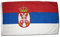 XXL Flagge Fahne Serbien mit Wappen 150 x 250 cm