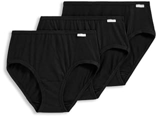Jockey Women's Underwear Elance Hipster - 3 Pack, Black, 7