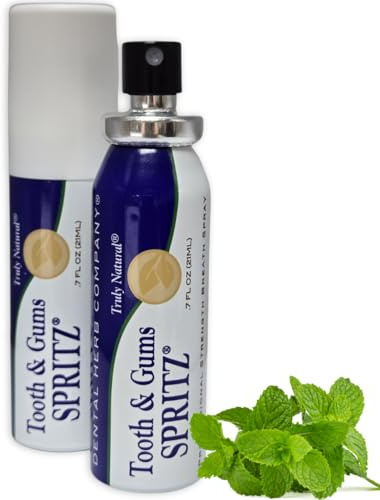 Tooth & Gums Spritz - Freshen Breath Instantly – Natural Breath Freshening Spray with Essential Oils | Alcohol-Free, Long-Lasting Freshness, Truly Natural - by Dental Herb Company