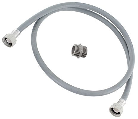 SPARES2GO Straight End Cold Water Fill Inlet Hose Extension for Smeg Dishwasher (1.5M)