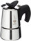 Bialetti - Musa Induction, Edelstahl Herd Espresso-Kaffeemaschine, Geeignet für Alle Herdarten, 1 Tasse (60ml), Silber