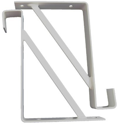 Metallbau Sent Maintien mural en caoutchouc pour base de machine à laver, 165 mm, Acier inoxydable, Support mural