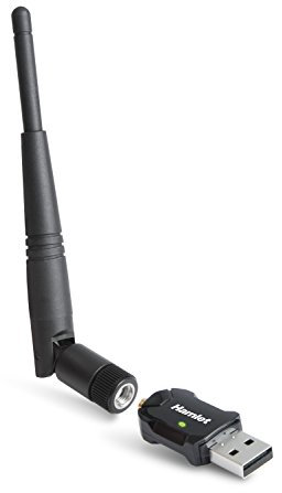 Hamlet HNW600ACU - Chiavetta USB WIFI Ieee802.11 AC 600 MBPS. Antenna alto guadagno e sostituibile.