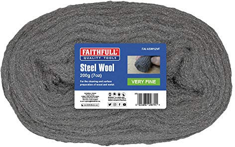 Faithfull Steel Wire Wool 200g Grit: VERY FINE