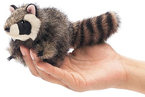 Folkmanis Fingerpuppe Puppet Mini Waschbär 2646