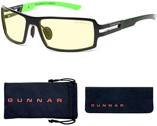 Gunnar Gaming and Computer Eyewear - Razer FPS, Lens Tint: Amber (Blocks 65% Blue Light & 100% UV Light) - Blue Light Blocking Glasses - Patented lens - Reduce eye strain & dryness