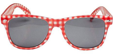 KOR47577-18 Zubehör Brille, rot-weiß kariert