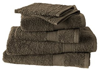 De Witte Lietaer Collection H Set Eponge 2 Gants + 2 Serviettes + 2 Draps de Douche Coton Falcon 50 x 100 cm