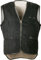 Cord Weste mit Webpelz,Farbe schwarz, Gr.M