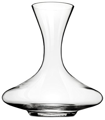 True Ellipse Traditional Clear Glass Decanter, Modern Carafe for Red and White Wine, Elegant Glass Pitcher for Wedding Gifts, Home Bar Accessories, Wine Lovers, 67 oz (1.98 L), Set of 1