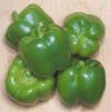 Heirloom Heritage Sweet Bell Pepper Seeds. California Wonder Bright Green. Certified Organic Grower