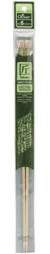 Clover Takumi Single Point Knitting Needles, Size 6 (4.0mm)