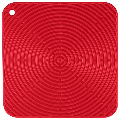 Le Creuset Cool Tool Counter Protector, Silicone, Heat-resistant, 29 cm, Cerise, 93005629060000