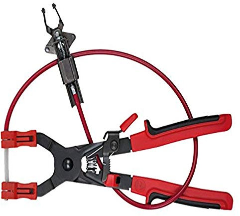 KS Tools 115.1060 Kraftstoffleitungs-Zange mit Bowdenzug für Schnellkupplungen