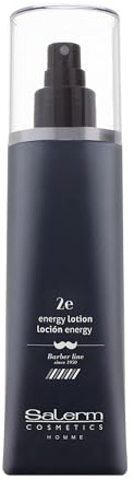 SALERM - Loción Anticaída Hombre - Homme Barber Line - 200 ml - Loción Capilar para la Caída del Cabello - con Extracto de Ginkgo Biloba - Efecto Refrescante - Fortalece el Folículo Piloso